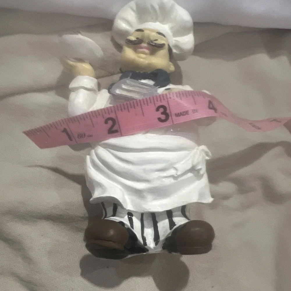 Vintage Polyresin Figurine Chef Kitchen Collectibles‎ Italian